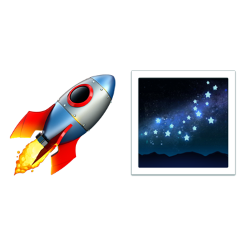 🚀🌌 Emoji Domain iOS rendering